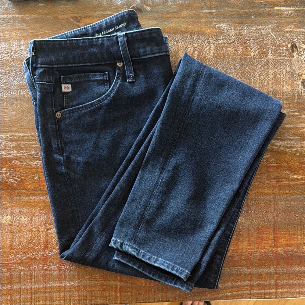 AG Jeans Blue Skinny Jeans Premium Denim